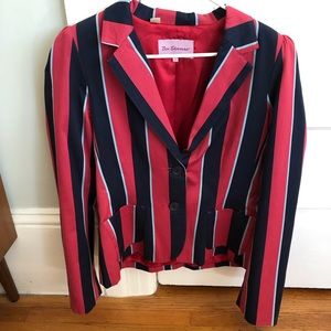 Ben Sherman  Blazer red white and blue striped